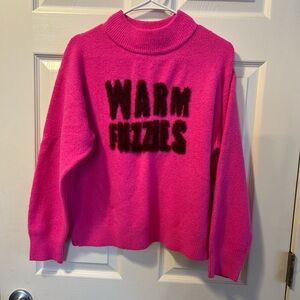 a new day Vibrant Pink Cowl Neck Sweater